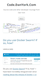Mobile Screenshot of code.danyork.com