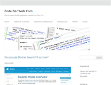 Tablet Screenshot of code.danyork.com